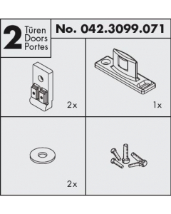 Hawa Porta endestyring for medbringer for 2 dører