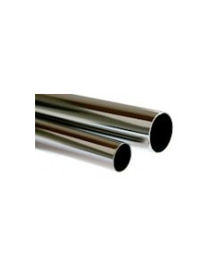 Garderoberør  Teka Ø25x0,7mm 3m Krom