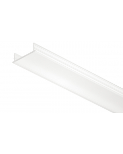 Plastglass For Led-Stripe 2500mm Hvit